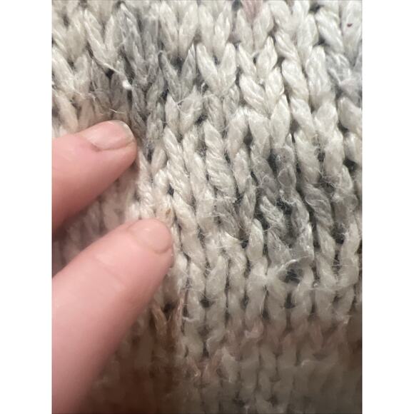 Vintage Licorice Hand Knotted Sweater Vest Medium Gray/pink - Picture 7 of 7